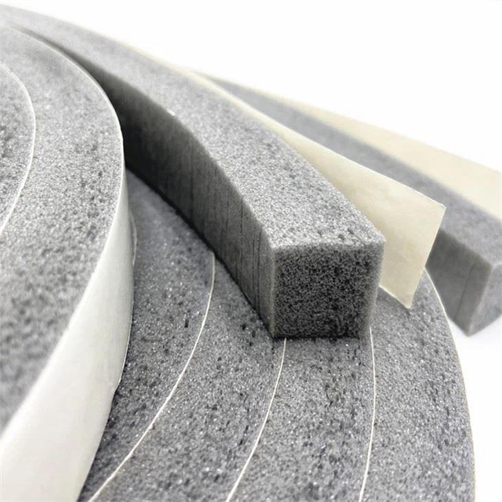 Gray Window Seal Foam Strip Tape